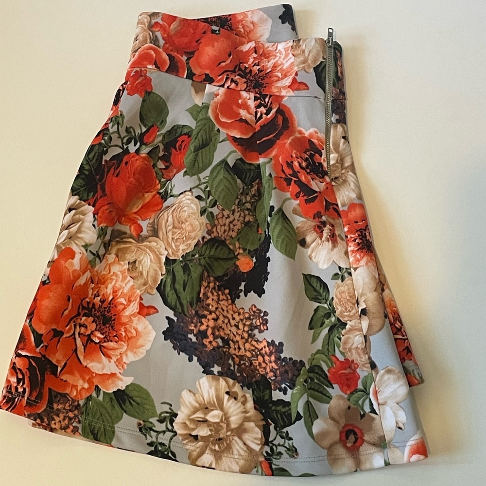Floral Skater Skirt